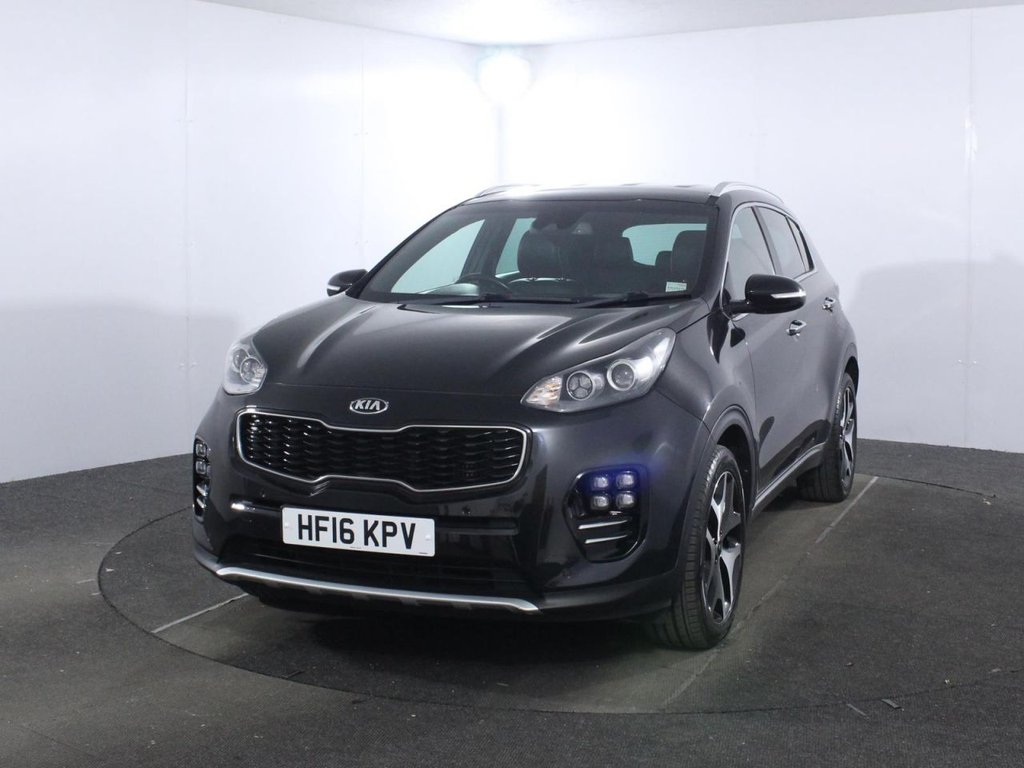USED 2016 16 KIA SPORTAGE 1.6 T-GDi GT-Line SUV 5dr Petrol Manual AWD Euro 6 (174 bhp) FULL KIA SERVICE HISTORY - SAT NAV
