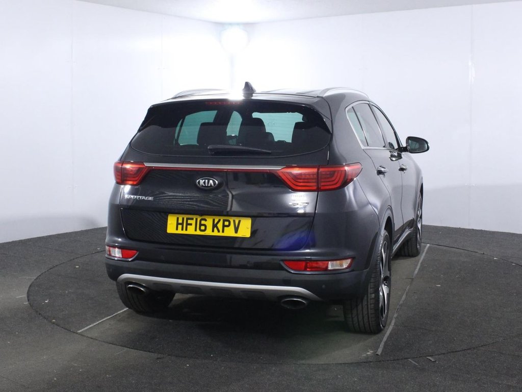 USED 2016 16 KIA SPORTAGE 1.6 T-GDi GT-Line SUV 5dr Petrol Manual AWD Euro 6 (174 bhp) FULL KIA SERVICE HISTORY - SAT NAV