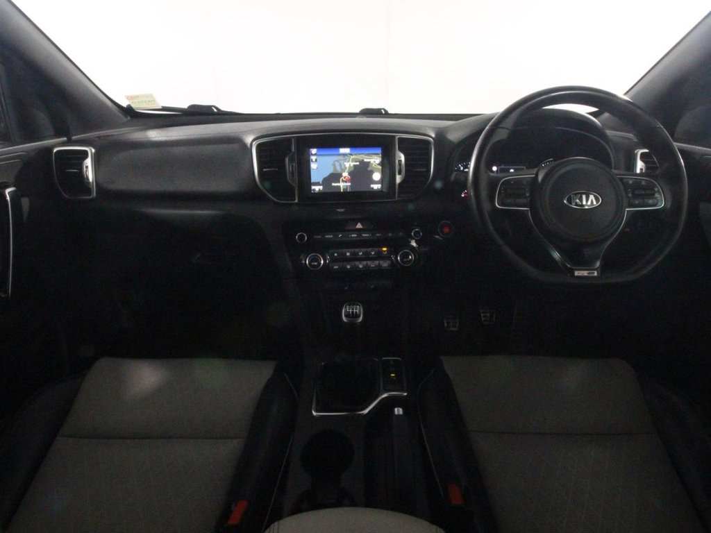 USED 2016 16 KIA SPORTAGE 1.6 T-GDi GT-Line SUV 5dr Petrol Manual AWD Euro 6 (174 bhp) FULL KIA SERVICE HISTORY - SAT NAV