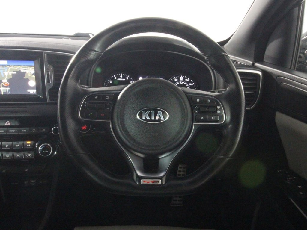 USED 2016 16 KIA SPORTAGE 1.6 T-GDi GT-Line SUV 5dr Petrol Manual AWD Euro 6 (174 bhp) FULL KIA SERVICE HISTORY - SAT NAV