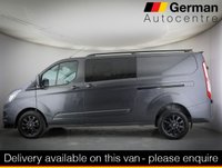 USED 2022 72 FORD TRANSIT CUSTOM 2.0 320 EcoBlue Limited Crew Van Double Cab 5dr Diesel Auto L2 H1 Euro 6 (170 ps) EURO 6 ULEZ COMPLIANT LWB AUTOMATIC