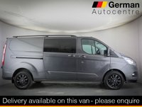 USED 2022 72 FORD TRANSIT CUSTOM 2.0 320 EcoBlue Limited Crew Van Double Cab 5dr Diesel Auto L2 H1 Euro 6 (170 ps) EURO 6 ULEZ COMPLIANT LWB AUTOMATIC