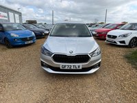 USED 2022 72 SKODA FABIA 1.0 TSI SE Comfort Hatchback 5dr Petrol Manual Euro 6 (s/s) (95 ps) 