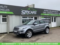 USED 2012 62 LAND ROVER RANGE ROVER EVOQUE 2.2 eD4 Pure SUV 5dr Diesel Manual FWD Euro 5 (s/s) (150 ps) FSH , Drives superb  , TowBar