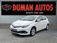 USED 2018 68 TOYOTA AURIS 1.8 VVT-h Icon Tech Hatchback 5dr Petrol Hybrid CVT Euro 6 (s/s) (136 ps) REVERSING CAMERA+ TRACTION CONTROL+ AUX+ USB+ DUAL CLIMATE CONTROL+ BLUETOOTH+ LANE KEEPING ASSIST+ CRUISE CONTROL+ FRONT ASSIST+ FORWARD COLLISION WARNING+ ENERGY MONITOR+ SAT NAV+ AUTO HEADLIGHTS+ KEYLESS+ 16 INCH ALLOY WHEELS+ 1 OWNER+