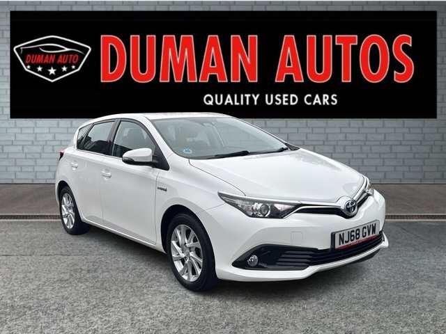 View our Toyota Auris 1.8 VVT-h Icon Tech Hatchback 5dr Petrol Hybrid CVT Euro 6 (s/s) (136 ps)