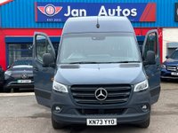 USED 2023 73 MERCEDES-BENZ SPRINTER 2.0 315 CDI Premium Panel Van 5dr Diesel G-Tronic FWD L2 H2 Euro 6 (s/s) (150 ps) 1owner+Auto+A/C+Nav+360Camera