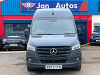USED 2023 73 MERCEDES-BENZ SPRINTER 2.0 315 CDI Premium Panel Van 5dr Diesel G-Tronic FWD L2 H2 Euro 6 (s/s) (150 ps) 1owner+Auto+A/C+Nav+360Camera