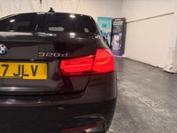 USED 2017 17 BMW 3 SERIES 2.0 320d M Sport Saloon 4dr Diesel Auto Euro 6 (s/s) (190 ps) SATELLITE NAVIGATION-CRUISE-A/C-BLACK LEATHER-BLUETOOTH-DAB-ALLOYS