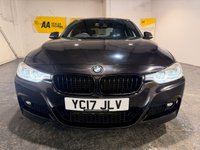 USED 2017 17 BMW 3 SERIES 2.0 320d M Sport Saloon 4dr Diesel Auto Euro 6 (s/s) (190 ps) SATELLITE NAVIGATION-CRUISE-A/C-BLACK LEATHER-BLUETOOTH-DAB-ALLOYS
