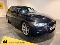 USED 2017 17 BMW 3 SERIES 2.0 320d M Sport Saloon 4dr Diesel Auto Euro 6 (s/s) (190 ps) SATELLITE NAVIGATION-CRUISE-A/C-BLACK LEATHER-BLUETOOTH-DAB-ALLOYS