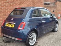 USED 2017 66 FIAT 500C 0.9 TwinAir Lounge Convertible 2dr Petrol Manual Euro 6 (s/s) (85 bhp) REAR PARKING SENSORS -