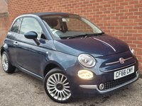 USED 2017 66 FIAT 500C 0.9 TwinAir Lounge Convertible 2dr Petrol Manual Euro 6 (s/s) (85 bhp) REAR PARKING SENSORS -