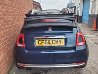 USED 2017 66 FIAT 500C 0.9 TwinAir Lounge Convertible 2dr Petrol Manual Euro 6 (s/s) (85 bhp) REAR PARKING SENSORS -