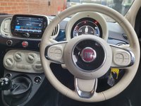 USED 2017 66 FIAT 500C 0.9 TwinAir Lounge Convertible 2dr Petrol Manual Euro 6 (s/s) (85 bhp) REAR PARKING SENSORS -