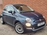 USED 2017 66 FIAT 500C 0.9 TwinAir Lounge Convertible 2dr Petrol Manual Euro 6 (s/s) (85 bhp) REAR PARKING SENSORS -