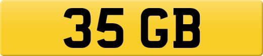 View our Porsche Macan NUMBER PLATE FOR SALE '35 GB'