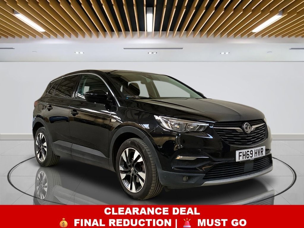 Black 2019 Vauxhall Grandland X Hatchback Front-wheel drive Manual