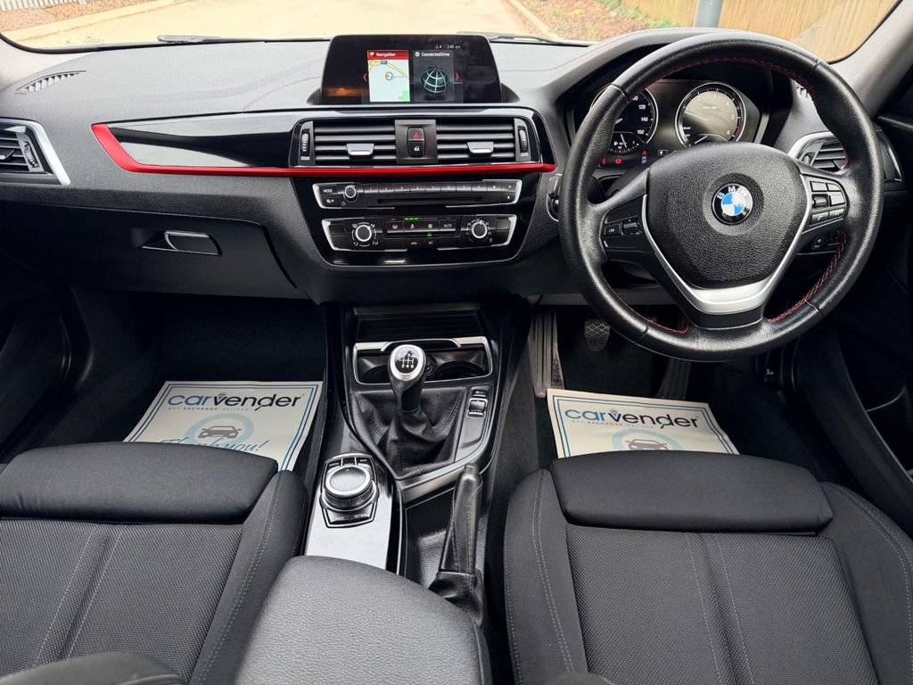 USED 2018 68 BMW 1 SERIES 2.0 118d Sport Hatchback 5dr Diesel Manual Euro 6 (s/s) (150 ps) 2 Owners|Sensors|SatNav|Cruise|