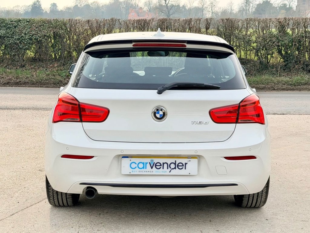 USED 2018 68 BMW 1 SERIES 2.0 118d Sport Hatchback 5dr Diesel Manual Euro 6 (s/s) (150 ps) 2 Owners|Sensors|SatNav|Cruise|
