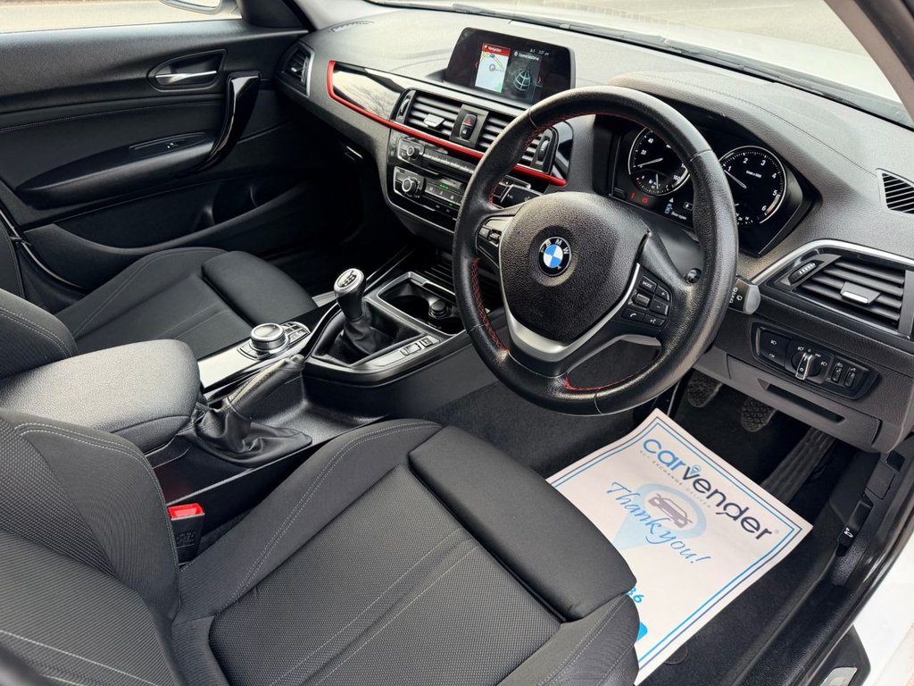 USED 2018 68 BMW 1 SERIES 2.0 118d Sport Hatchback 5dr Diesel Manual Euro 6 (s/s) (150 ps) 2 Owners|Sensors|SatNav|Cruise|