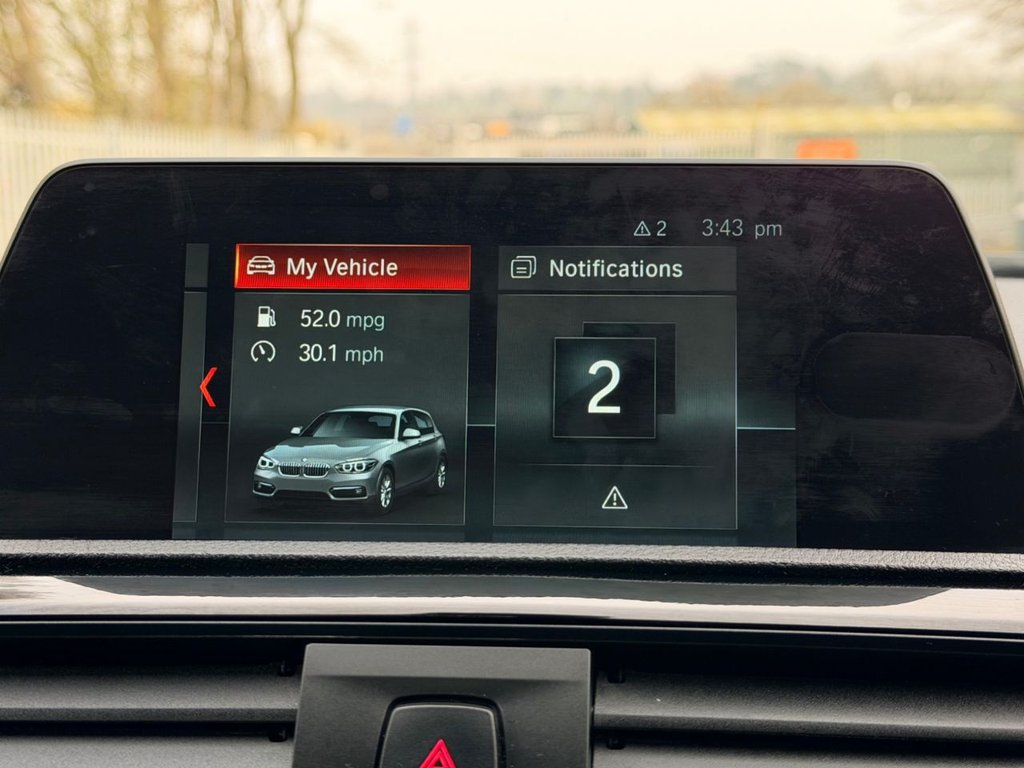 USED 2018 68 BMW 1 SERIES 2.0 118d Sport Hatchback 5dr Diesel Manual Euro 6 (s/s) (150 ps) 2 Owners|Sensors|SatNav|Cruise|