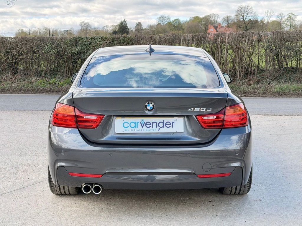 USED 2016 66 BMW 4 SERIES GRAN COUPE 2.0 420d M Sport Hatchback 5dr Diesel Auto Euro 6 (s/s) (190 ps) &pound;35 Road Tax|SatNav|Rear & Front Sensors|Leather Heated Seats|Cruise|
