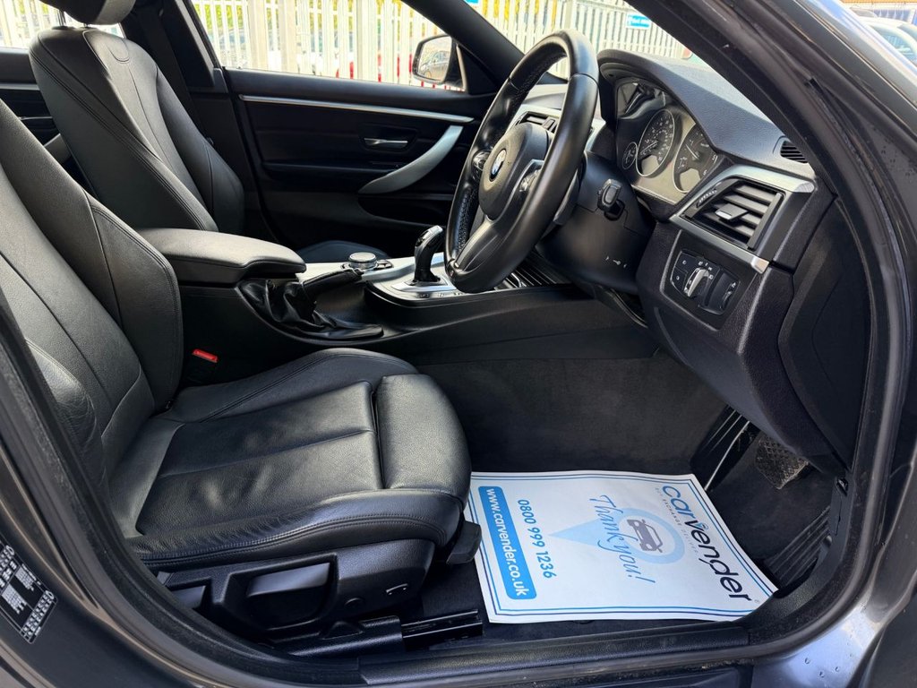 USED 2016 66 BMW 4 SERIES GRAN COUPE 2.0 420d M Sport Hatchback 5dr Diesel Auto Euro 6 (s/s) (190 ps) &pound;35 Road Tax|SatNav|Rear & Front Sensors|Leather Heated Seats|Cruise|