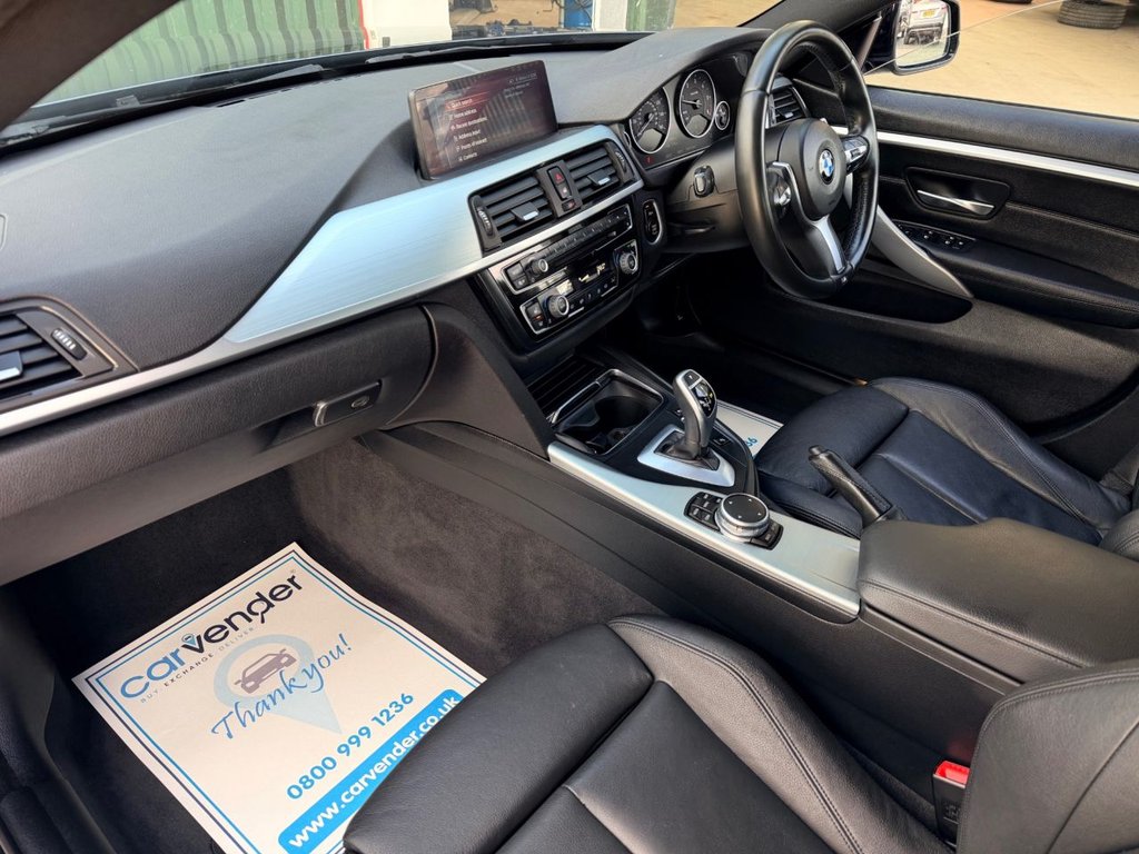 USED 2016 66 BMW 4 SERIES GRAN COUPE 2.0 420d M Sport Hatchback 5dr Diesel Auto Euro 6 (s/s) (190 ps) &pound;35 Road Tax|SatNav|Rear & Front Sensors|Leather Heated Seats|Cruise|