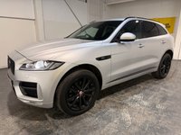 USED 2018 68 JAGUAR F-PACE 2.0 P300 R-Sport SUV 5dr Petrol Auto AWD Euro 6 (s/s) (300 ps) Sat Nav-Full leather-Panoramic roof-DAB-Heated seats & Steering wheel-Cruise-Rear camera-Privacy-20