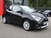 USED 2021 71 TOYOTA AYGO 1.0 VVT-i x-play 5d 70 S/S 1 OWNER FROM NEW, TOYOTA SERVICE HISTORY, APPLE CARPLAY / ANDROID AUTO (GIVES YOU SAT NAV), REVERSING CAMERA, DAB RADIO, BLUETOOTH PHONE & MUSIC, AUX & USB INPUTS, MANUAL GEARBOX, LED DAYTIME RUNNING LIGHTS, SPARE WHEEL, LEATHER MULTIFUNCTION STEERING WHEEL, AIR CONDITIONING, TRIP COMPUTER, ISO FIX, TYRE PRESSURE WARNING, SPEED LIMITER, ELECTRIC WINDOWS, ELECTRIC MIRRORS, FOLDING REAR SEATS, AIRBAGS WITH PASSANGER OFF, SPACE SAVER SPARE WHEEL