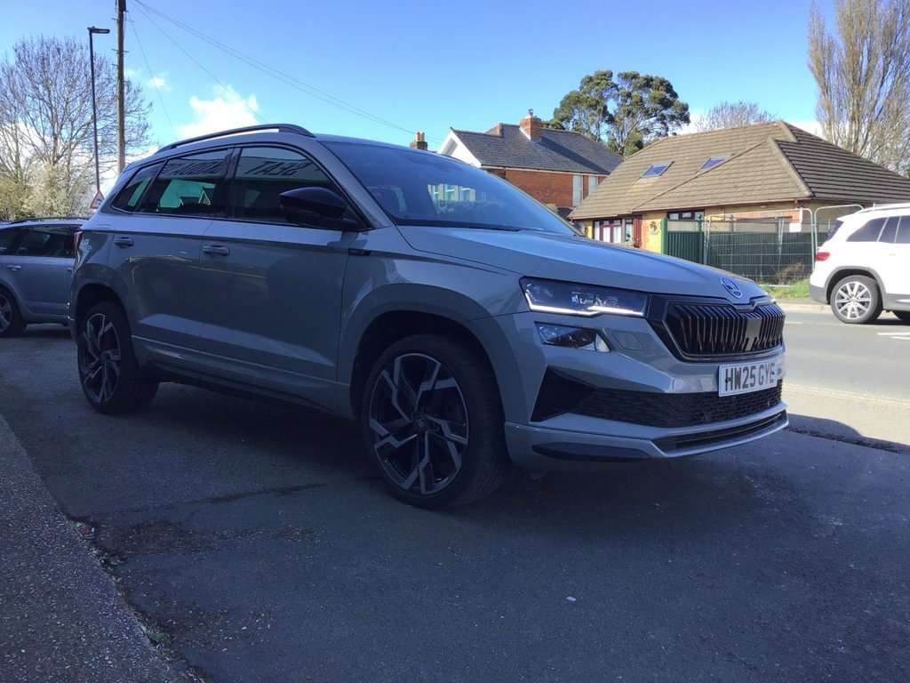 USED 2025 25 SKODA KAROQ 1.5 TSI ACT SportLine Edition SUV 5dr Petrol DSG Euro 6 (s/s) (150 ps) 