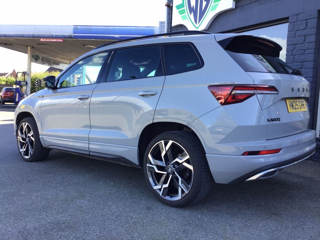 USED 2025 25 SKODA KAROQ 1.5 TSI ACT SportLine Edition SUV 5dr Petrol DSG Euro 6 (s/s) (150 ps) 