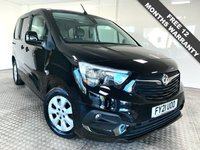 USED 2021 21 VAUXHALL COMBO LIFE 1.5 Turbo D SE MPV 5dr Diesel Manual Euro 6 (s/s) (7 Seat) (100 ps) CAR PLAY + SPLIT WINDOW + REVERSING CAMERA