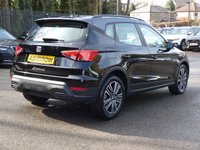 USED 2022 22 SEAT ARONA 1.0 TSI SE Technology 5d DSG 110 S/S 1 OWNER FROM NEW, FULL SERVICE HISTORY, DIGITAL DASH, SAT NAV, FULL LINK FOR WIRELESS APPLE CARPLAY / ANDROID AUTO, WIRELESS PHONE CHARGER, REAR PARKING SENSORS, ECO LED LIGHTS, AUTO LIGHTS, ELECTRIC MIRRORS, CRUISE CONTROL & SPEED LIMITER, LANE ASSIST, DAB RADIO, BLUETOOTH PHONE & MEDIA, DSG AUTOMATIC GEARBOX, BLACK CONTRAST ROOF, ROOF RAILS, 17 INCH ALLOY WHEELS, AIR CON, VOICE CONTROL, 2x USB C PORTS, LEATHER FLAT BOTTOM MULTIFUNCTION STEERING WHEEL