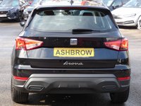 USED 2022 22 SEAT ARONA 1.0 TSI SE Technology 5d DSG 110 S/S 1 OWNER FROM NEW, FULL SERVICE HISTORY, DIGITAL DASH, SAT NAV, FULL LINK FOR WIRELESS APPLE CARPLAY / ANDROID AUTO, WIRELESS PHONE CHARGER, REAR PARKING SENSORS, ECO LED LIGHTS, AUTO LIGHTS, ELECTRIC MIRRORS, CRUISE CONTROL & SPEED LIMITER, LANE ASSIST, DAB RADIO, BLUETOOTH PHONE & MEDIA, DSG AUTOMATIC GEARBOX, BLACK CONTRAST ROOF, ROOF RAILS, 17 INCH ALLOY WHEELS, AIR CON, VOICE CONTROL, 2x USB C PORTS, LEATHER FLAT BOTTOM MULTIFUNCTION STEERING WHEEL