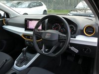 USED 2022 22 SEAT ARONA 1.0 TSI SE Technology 5d DSG 110 S/S 1 OWNER FROM NEW, FULL SERVICE HISTORY, DIGITAL DASH, SAT NAV, FULL LINK FOR WIRELESS APPLE CARPLAY / ANDROID AUTO, WIRELESS PHONE CHARGER, REAR PARKING SENSORS, ECO LED LIGHTS, AUTO LIGHTS, ELECTRIC MIRRORS, CRUISE CONTROL & SPEED LIMITER, LANE ASSIST, DAB RADIO, BLUETOOTH PHONE & MEDIA, DSG AUTOMATIC GEARBOX, BLACK CONTRAST ROOF, ROOF RAILS, 17 INCH ALLOY WHEELS, AIR CON, VOICE CONTROL, 2x USB C PORTS, LEATHER FLAT BOTTOM MULTIFUNCTION STEERING WHEEL