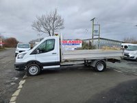 USED 2022 22 FORD TRANSIT 350 LEADER LWB DROPSIDE PICKUP 65K ULEZ FREE ZONE  
