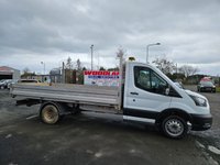 USED 2022 22 FORD TRANSIT 350 LEADER LWB DROPSIDE PICKUP 65K ULEZ FREE ZONE  