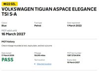 USED 2022 22 VOLKSWAGEN TIGUAN ALLSPACE 1.5 TSI Elegance SUV 5dr Petrol DSG Euro 6 (s/s) (150 ps) Full Service History  |  1 Owner from Brand New  |  Set of 2 Keys