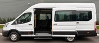 USED 2023 73 FORD TRANSIT 2.0 460 EcoBlue Leader Minibus Double Cab 5dr Diesel Auto RWD L4 H3 Euro 6 (s/s) (17 Seat, DRW) (165 ps) REAR AIR CON!!!