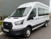 USED 2023 73 FORD TRANSIT 2.0 460 EcoBlue Leader Minibus Double Cab 5dr Diesel Auto RWD L4 H3 Euro 6 (s/s) (17 Seat, DRW) (165 ps) REAR AIR CON!!!