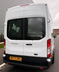 USED 2023 73 FORD TRANSIT 2.0 460 EcoBlue Leader Minibus Double Cab 5dr Diesel Auto RWD L4 H3 Euro 6 (s/s) (17 Seat, DRW) (165 ps) REAR AIR CON!!!