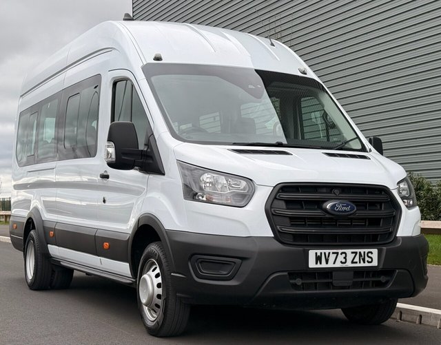 View our Ford Transit 2.0 460 EcoBlue Leader Minibus Double Cab 5dr Diesel Auto RWD L4 H3 Euro 6 (s/s) (17 Seat, DRW) (165 ps)