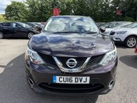 USED 2016 16 NISSAN QASHQAI 1.5 dCi Acenta SUV 5dr Diesel Manual 2WD Euro 6 (s/s) (110 ps) 2 KEYS, &pound;20 TAX, AUTO LIGHTS, BLUETOOTH, AUX, USB