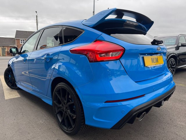 2017 FORD FOCUS 2017 2.3T EcoBoost RS Hatchback 5dr Petrol Manual AWD Euro 6 (s/s) (350 ps) * HUGE SPEC LIST * FULL FORD SERVICE HISTORY * LUXURY PACK * REAR VIEW CAMERA * 19" FORGED BLACK ALLOYS * RS RECARO SEATS * SONY AUDIO * PRIVACY GLASS * RS FLAT BOTTOMED STEERING WHEEL * BLUE PRAKE CALIPERS * SYNC 3 NAV * APPLE CARPLAY * NITROUS BLUE * 8" DISPLAY * QUICKCLEAR WINDSCREEN * LAUNCH CONTROL * POWER FOLDING MIRRORS * REAR PARKING SENSORS * SAT NAV * DAB * STUNNING THROUGHOUT * - Photo 2