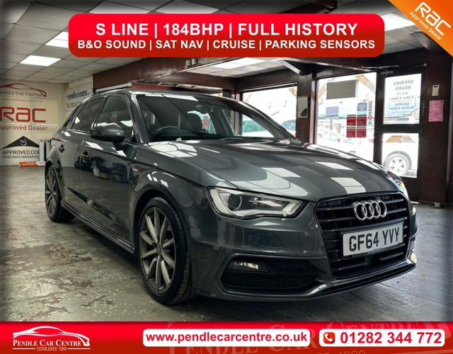 View our Audi A3 2.0 TDI S line Sportback 5dr Diesel Manual Euro 6 (s/s) (184 ps)