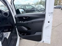USED 2022 71 MERCEDES-BENZ VITO White 2.0 116 CDI Progressive Euro 6 panel van, 63,200 miles, ULEZ Compliant, Automatic, Bluetooth, Cruise, DAB, Reverse camera. Plus VAT @ 20%! This 2022 Mercedes Benz Vito 116 CDI Progressive offers exceptional provenance, having had only one owner and boasting a full service history with its last service completed on 06 November 2025 at 52,796 miles. This L3 XLWB model is powered by a 2.0 litre Euro 6 diesel engine delivering 161 bhp, and comes equipped with a 3 month warranty and a 12 month MOT provided on purchase. Notable features include a reversing camera with parking assistance, automatic headlights via the Headlight Assistant,