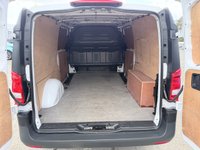 USED 2022 71 MERCEDES-BENZ VITO White 2.0 116 CDI Progressive Euro 6 panel van, 63,200 miles, ULEZ Compliant, Automatic, Bluetooth, Cruise, DAB, Reverse camera. Plus VAT @ 20%! This 2022 Mercedes Benz Vito 116 CDI Progressive offers exceptional provenance, having had only one owner and boasting a full service history with its last service completed on 06 November 2025 at 52,796 miles. This L3 XLWB model is powered by a 2.0 litre Euro 6 diesel engine delivering 161 bhp, and comes equipped with a 3 month warranty and a 12 month MOT provided on purchase. Notable features include a reversing camera with parking assistance, automatic headlights via the Headlight Assistant,