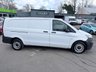 USED 2022 71 MERCEDES-BENZ VITO White 2.0 116 CDI Progressive Euro 6 panel van, 63,200 miles, ULEZ Compliant, Automatic, Bluetooth, Cruise, DAB, Reverse camera. Plus VAT @ 20%! This 2022 Mercedes Benz Vito 116 CDI Progressive offers exceptional provenance, having had only one owner and boasting a full service history with its last service completed on 06 November 2025 at 52,796 miles. This L3 XLWB model is powered by a 2.0 litre Euro 6 diesel engine delivering 161 bhp, and comes equipped with a 3 month warranty and a 12 month MOT provided on purchase. Notable features include a reversing camera with parking assistance, automatic headlights via the Headlight Assistant,